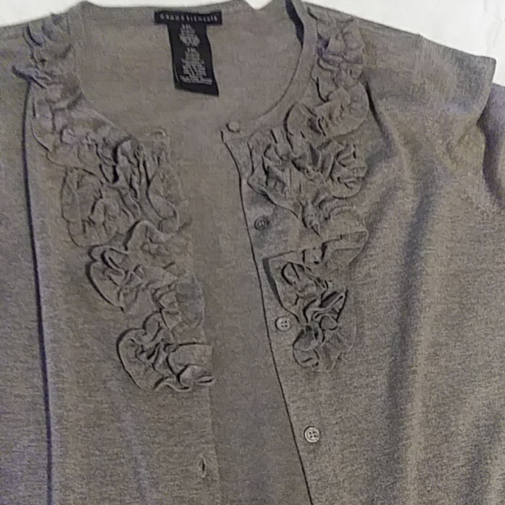 Grace Elements Ruffle Cardigan - Picture 6 of 8